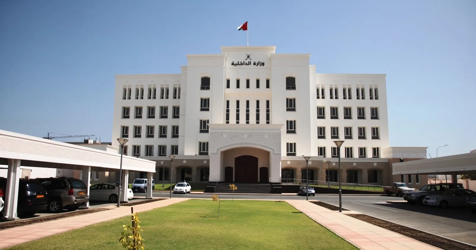 Ministry of Interior External Lights Al Khuwair - Al Kabir Lighting project in Oman